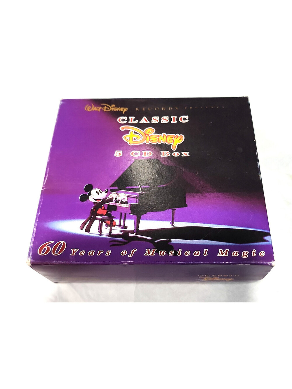 Walt Disney Records Classic Disney 5 CD Box Set  CD 60 Years of Musical Like New